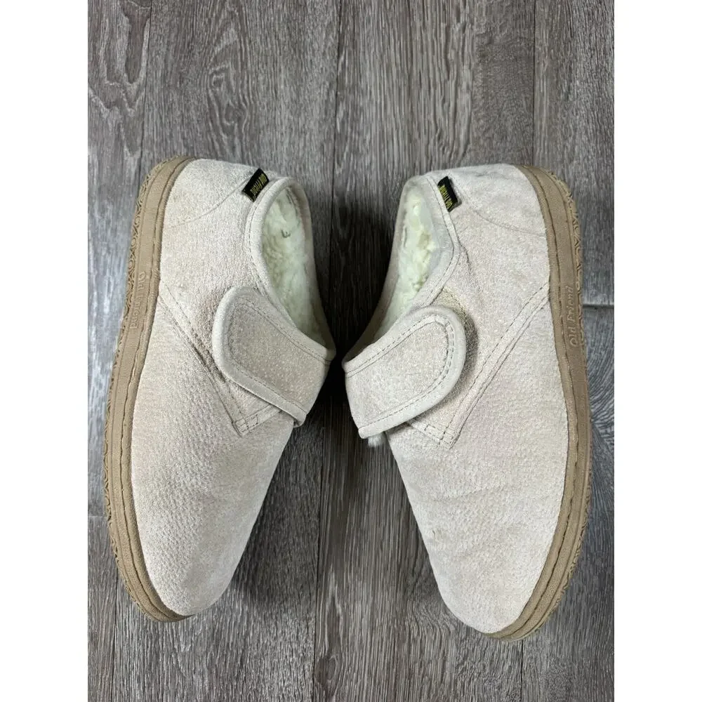 Old Friend Step In Sheepskin Tan Slippers Booties / Men’s Size 10 5E